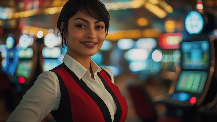 rans slot live-dealer studio with professional croupiers and multi-camera broadcast setup