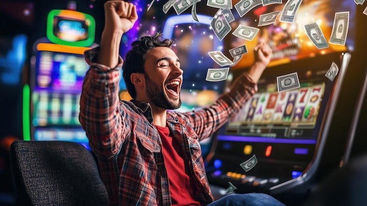 Live dealer at rans slot baccarat table with multiple camera angles and professional studio setup